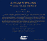 "A Course in Miracles": "A Book for All and None" [MP3]