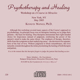 Psychotherapy and Healing [CD]