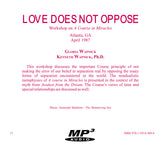 Love Does Not Oppose [MP3]