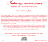 Intimacy: Love Without Needs [CD]
