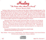 Healing: "The Patient Must Minister to Himself" [CD]