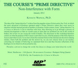 The Course's "Prime Directive": Non-Interference with Form [MP3]