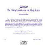 Jesus: The Manifestation of the Holy Spirit [CD]