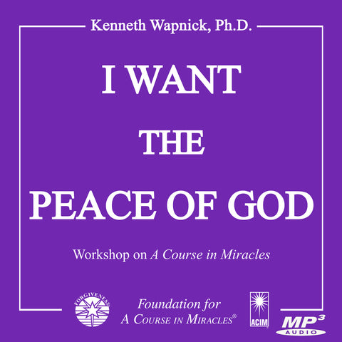 I Want the Peace of God [MP3]