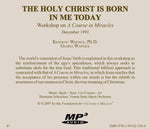 The Holy Christ Is Born in Me Today [MP3]