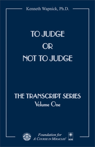 To Judge Or Not To [Epub] Epub - Transcript English