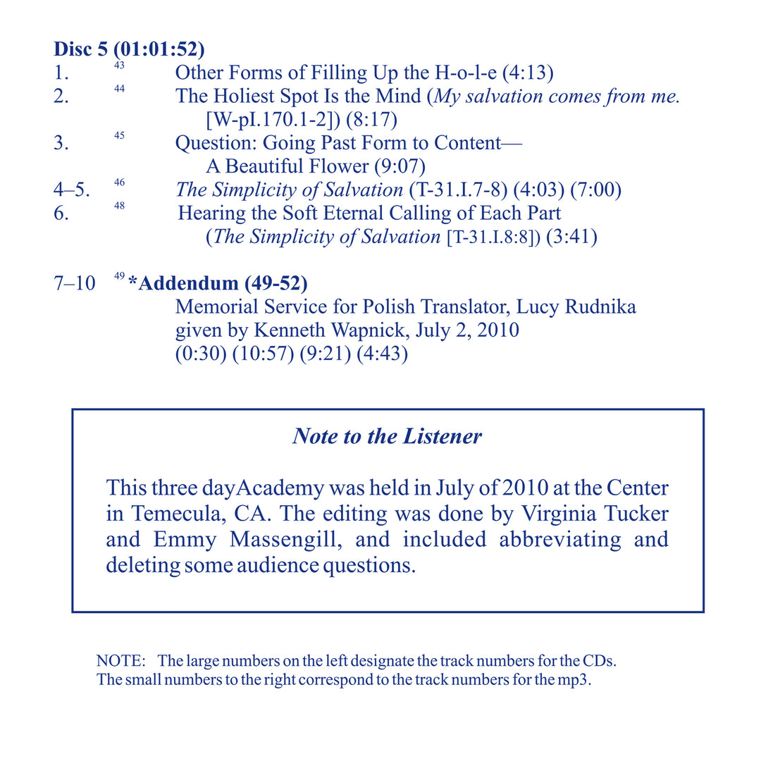 "The Holiest of All the Spots on Earth" [CD]
