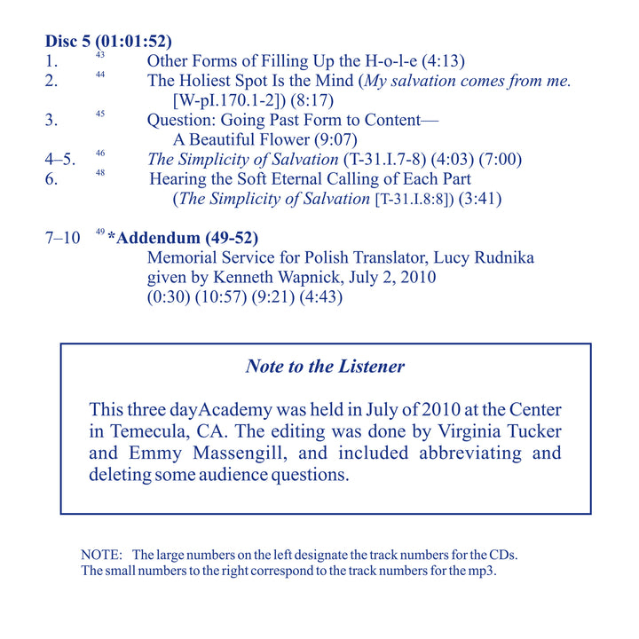 "The Holiest of All the Spots on Earth" [CD]
