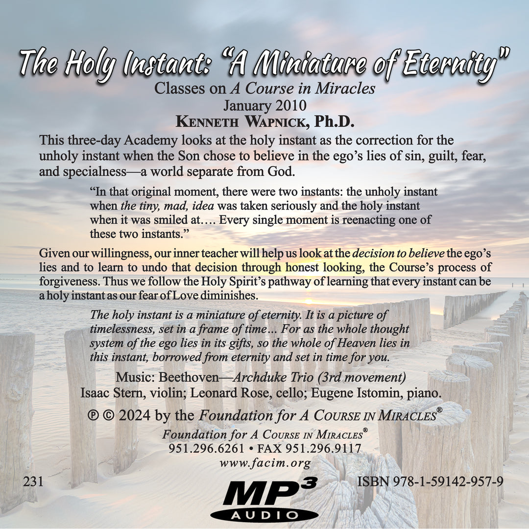 The Holy Instant: "A Miniature of Eternity" [MP3]