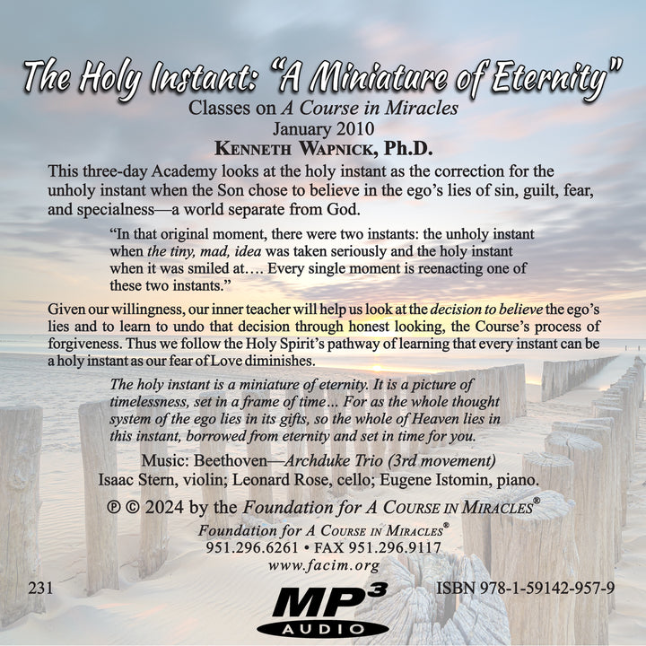 The Holy Instant: "A Miniature of Eternity" [MP3]