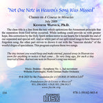 "Not One Note in Heaven’s Song Was Missed" [CD]