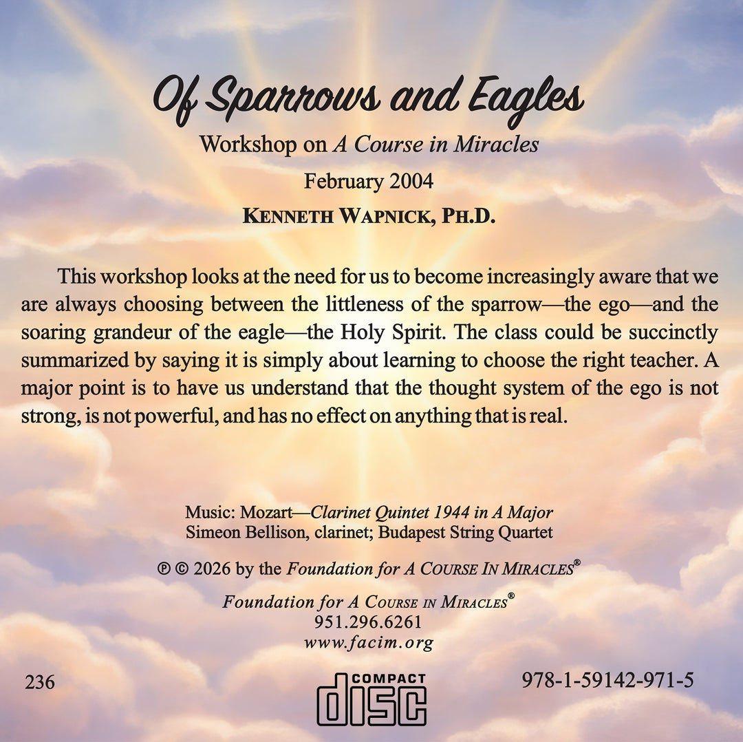 Of Sparrows and Eagles [CD]