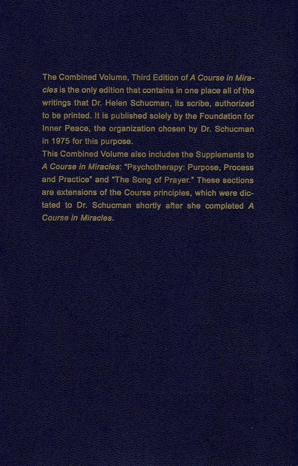 "A Course in Miracles" [BOOK]