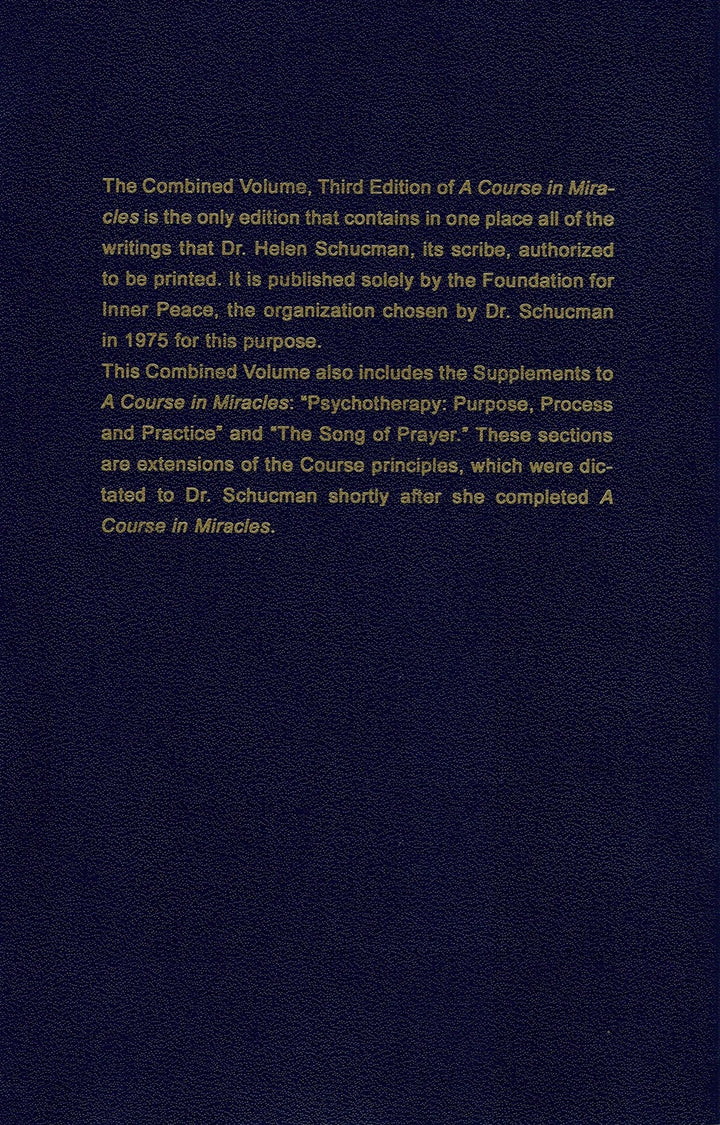 "A Course in Miracles" [BOOK]