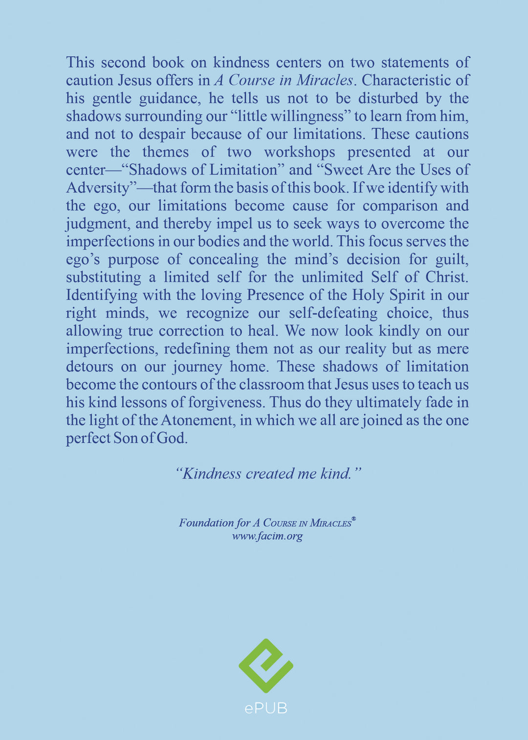 The Healing Power of Kindness-Vol. 2, Forgiving Our Limitations [EPUB]