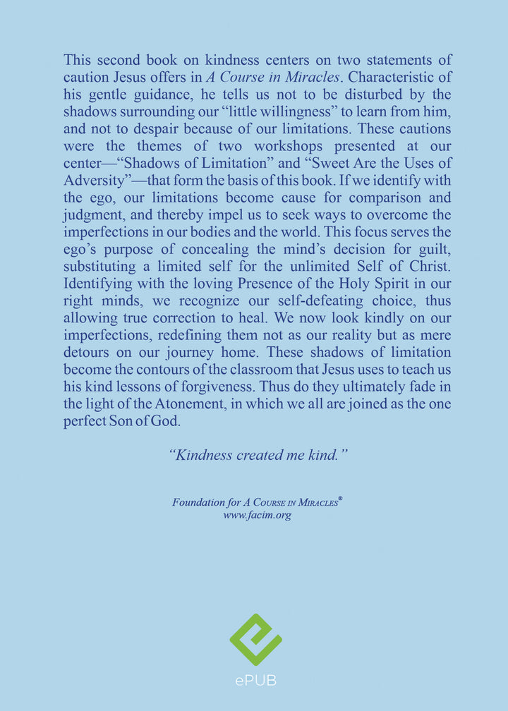 The Healing Power of Kindness-Vol. 2, Forgiving Our Limitations [EPUB]