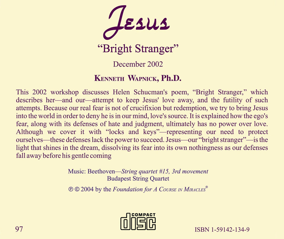 Jesus: "Bright Stranger" [CD]