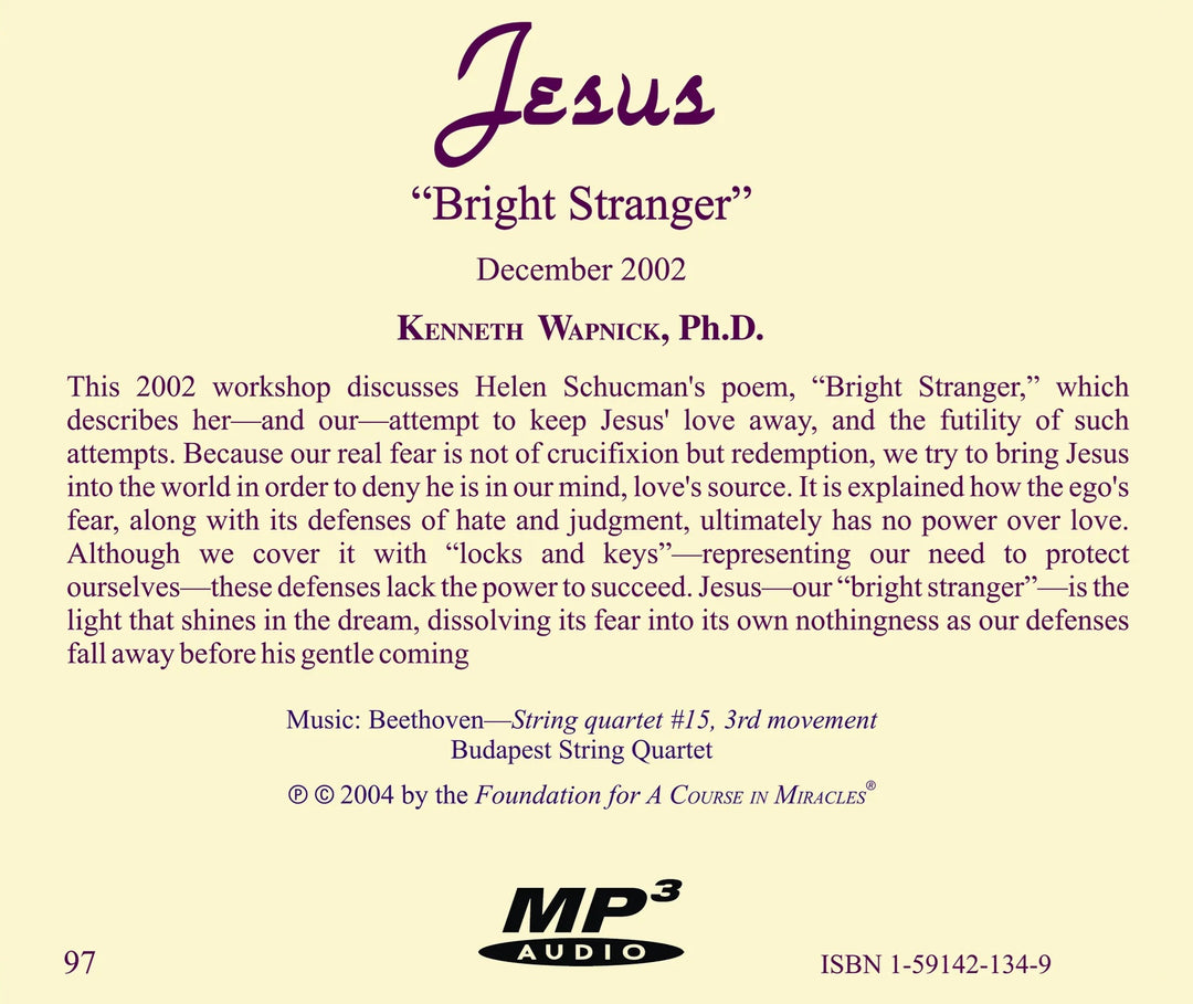 Jesus: "Bright Stranger" [MP3]