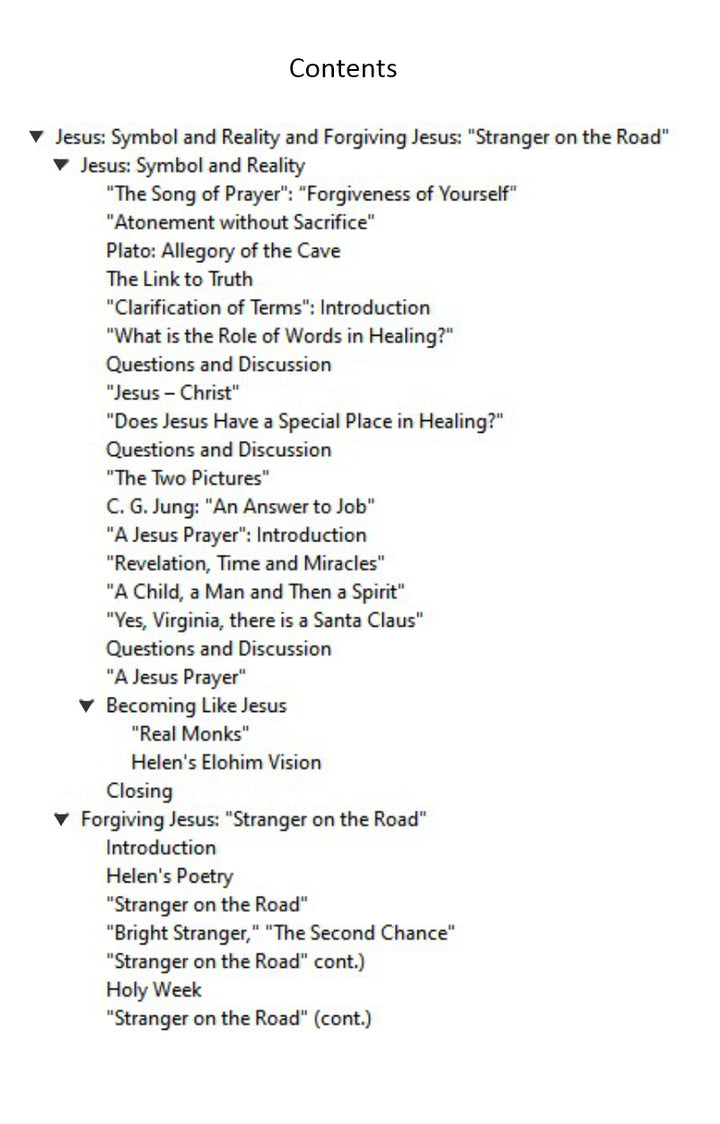 Jesus: Symbol and Reality and Forgiving Jesus: “Stranger on the Road” [EPUB]