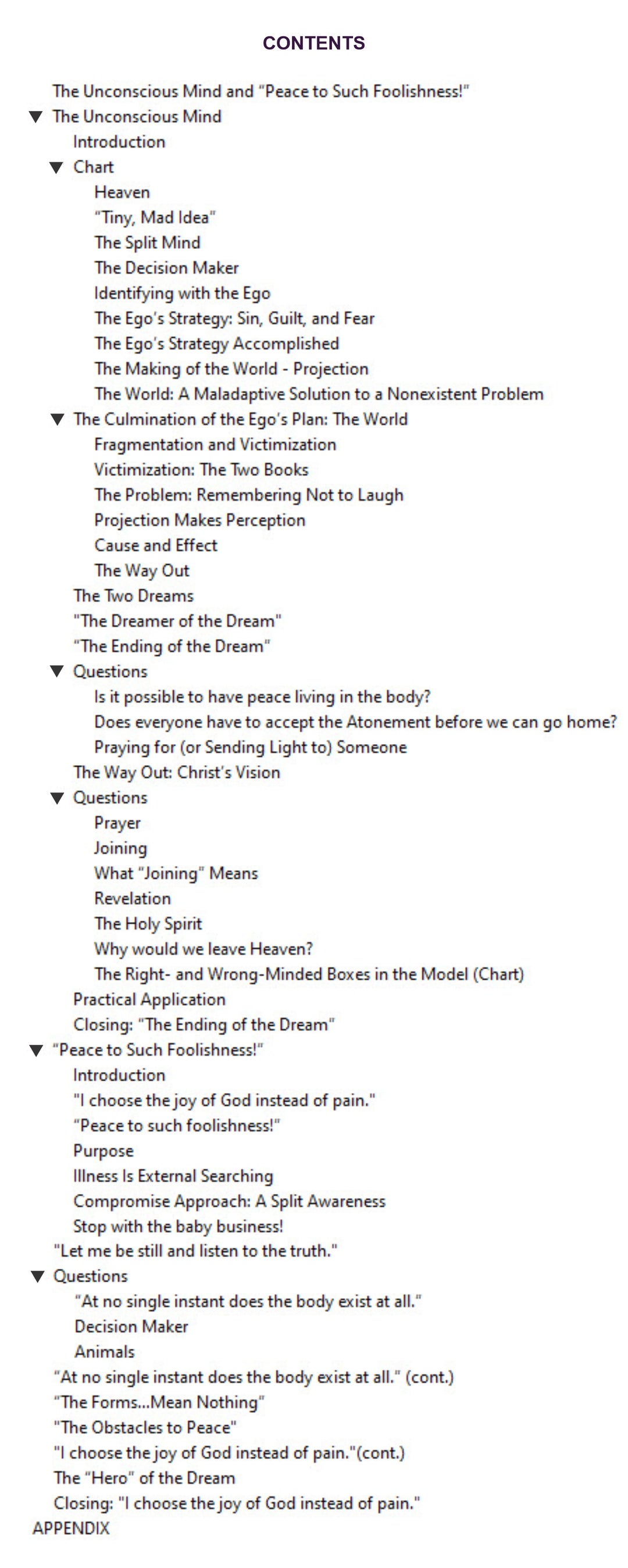 The Unconscious Mind and “Peace to Such Foolishness!” [EPUB]