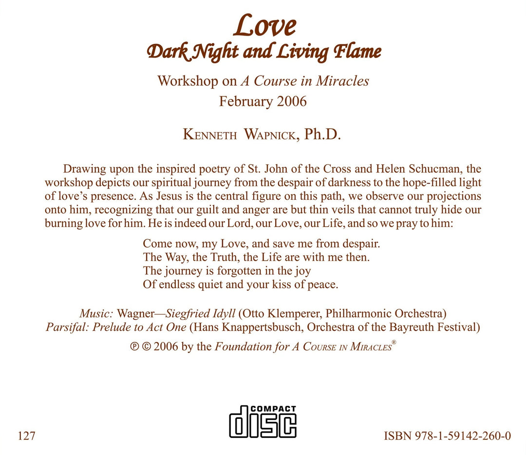 Love: Dark Night and Living Flame [MP3]
