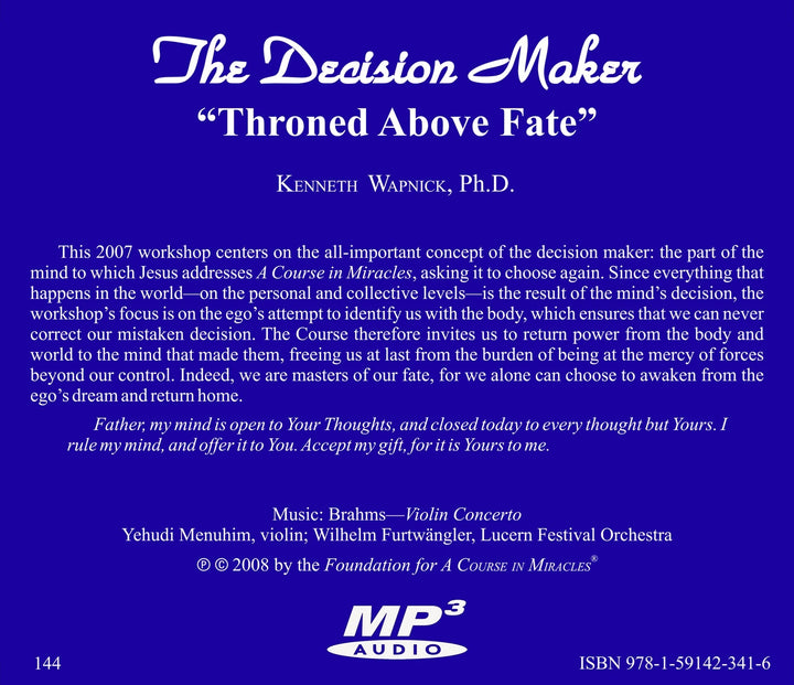 The Decision Maker: "Throned Above Fate" [MP3]
