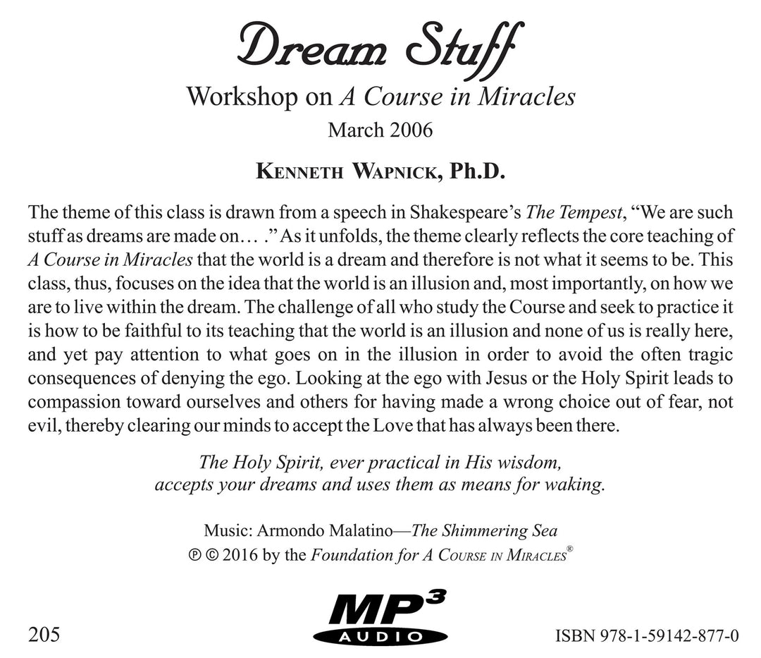 Dream Stuff [MP3]