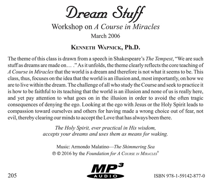 Dream Stuff [MP3]