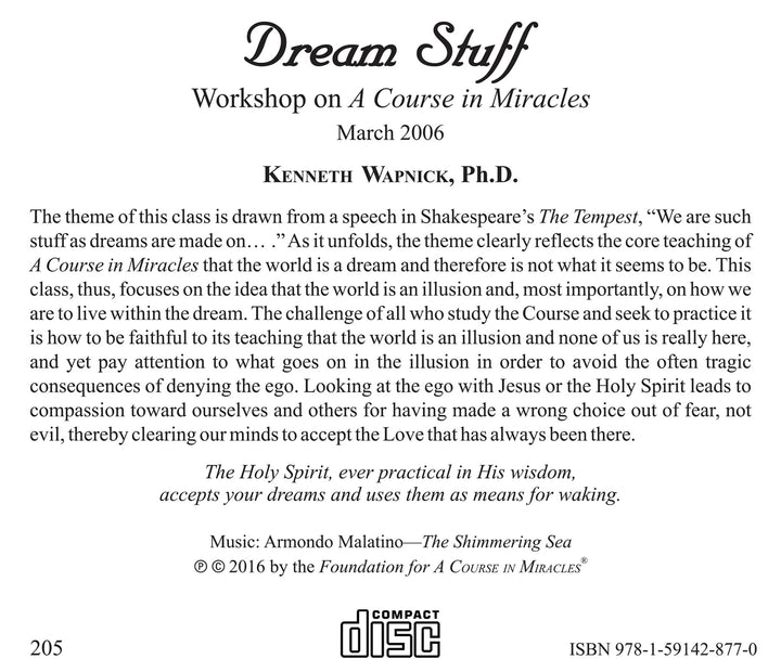 Dream Stuff [CD]
