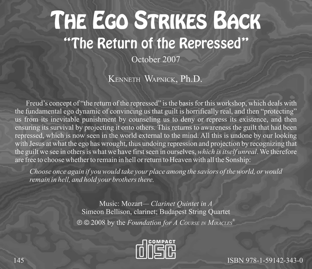 The Ego Strikes Back: "The Return of the Repressed" [CD]