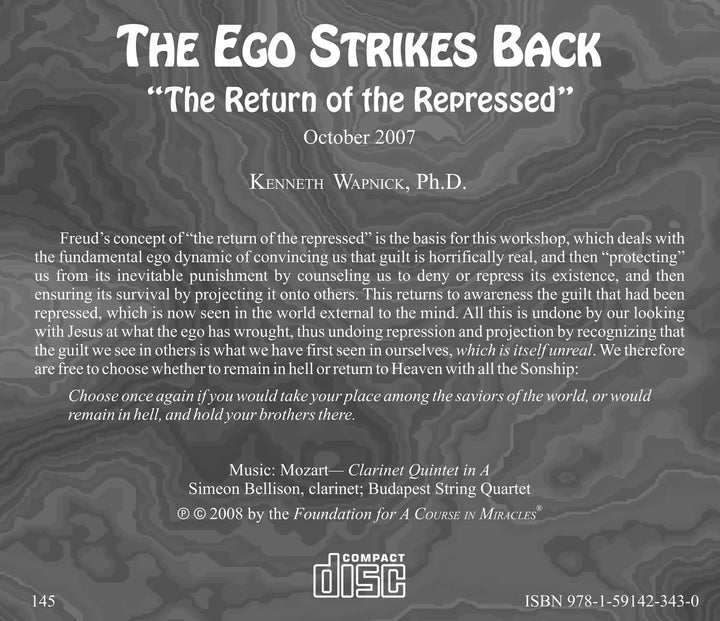 The Ego Strikes Back: "The Return of the Repressed" [CD]