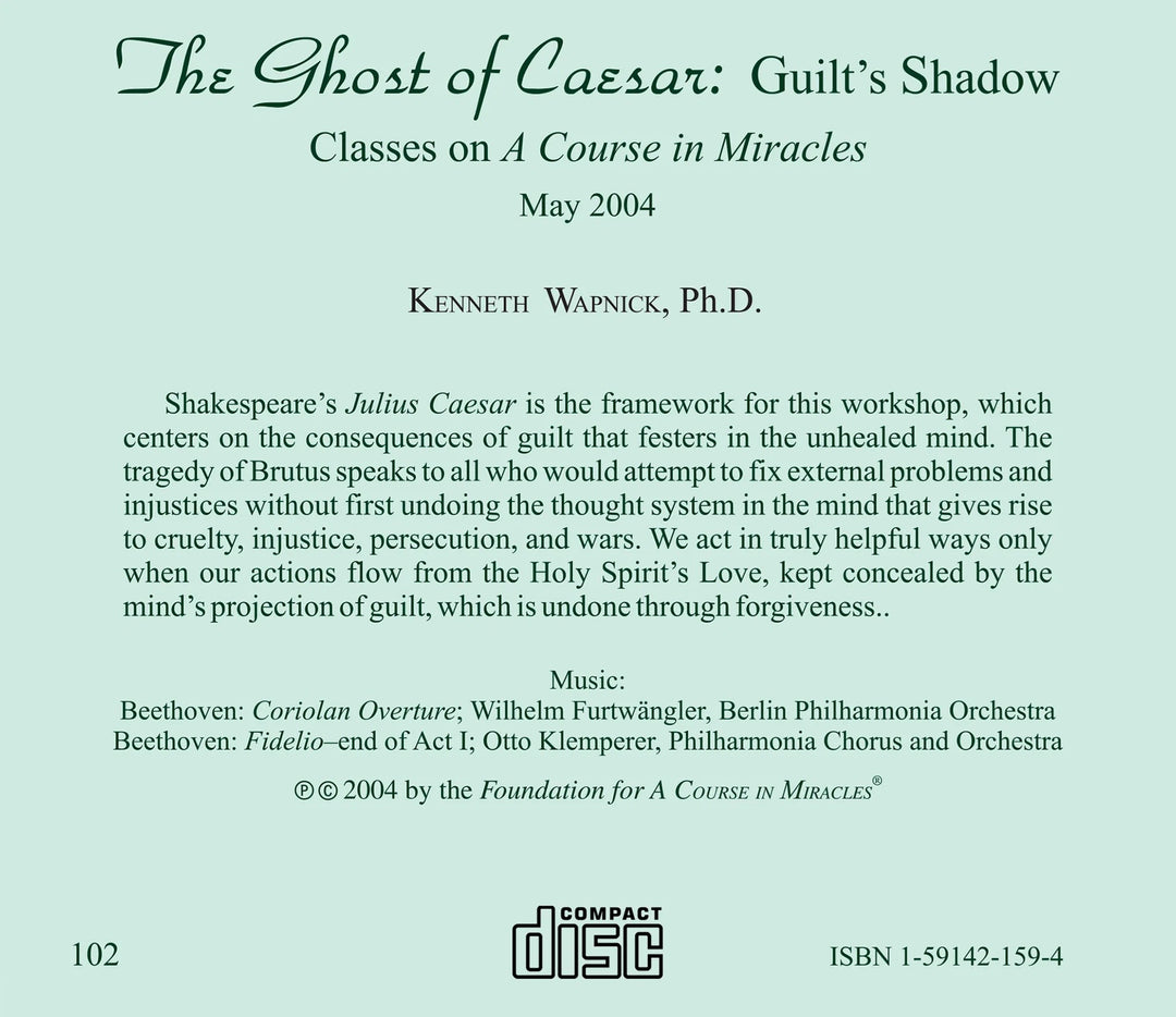 The Ghost of Caesar: Guilt&