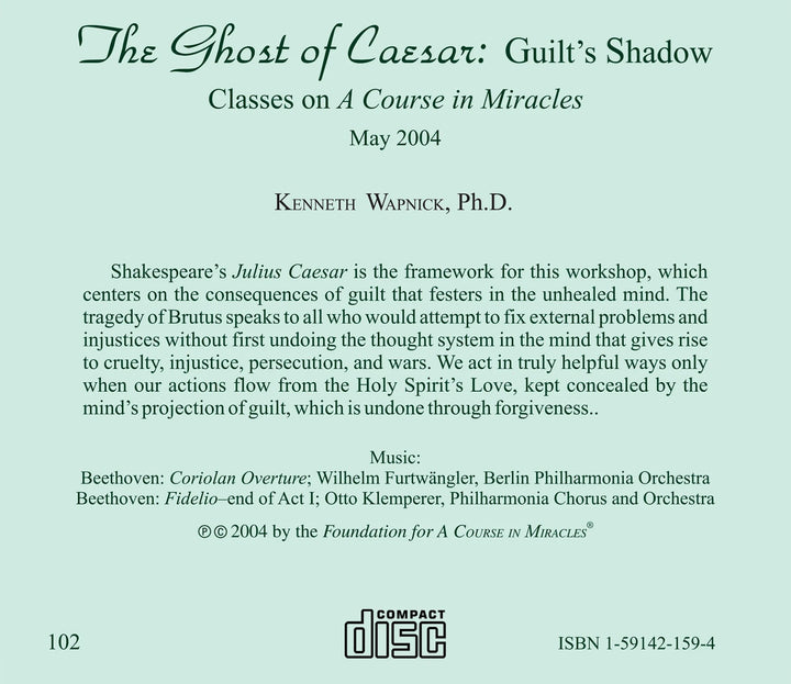 The Ghost of Caesar: Guilt&