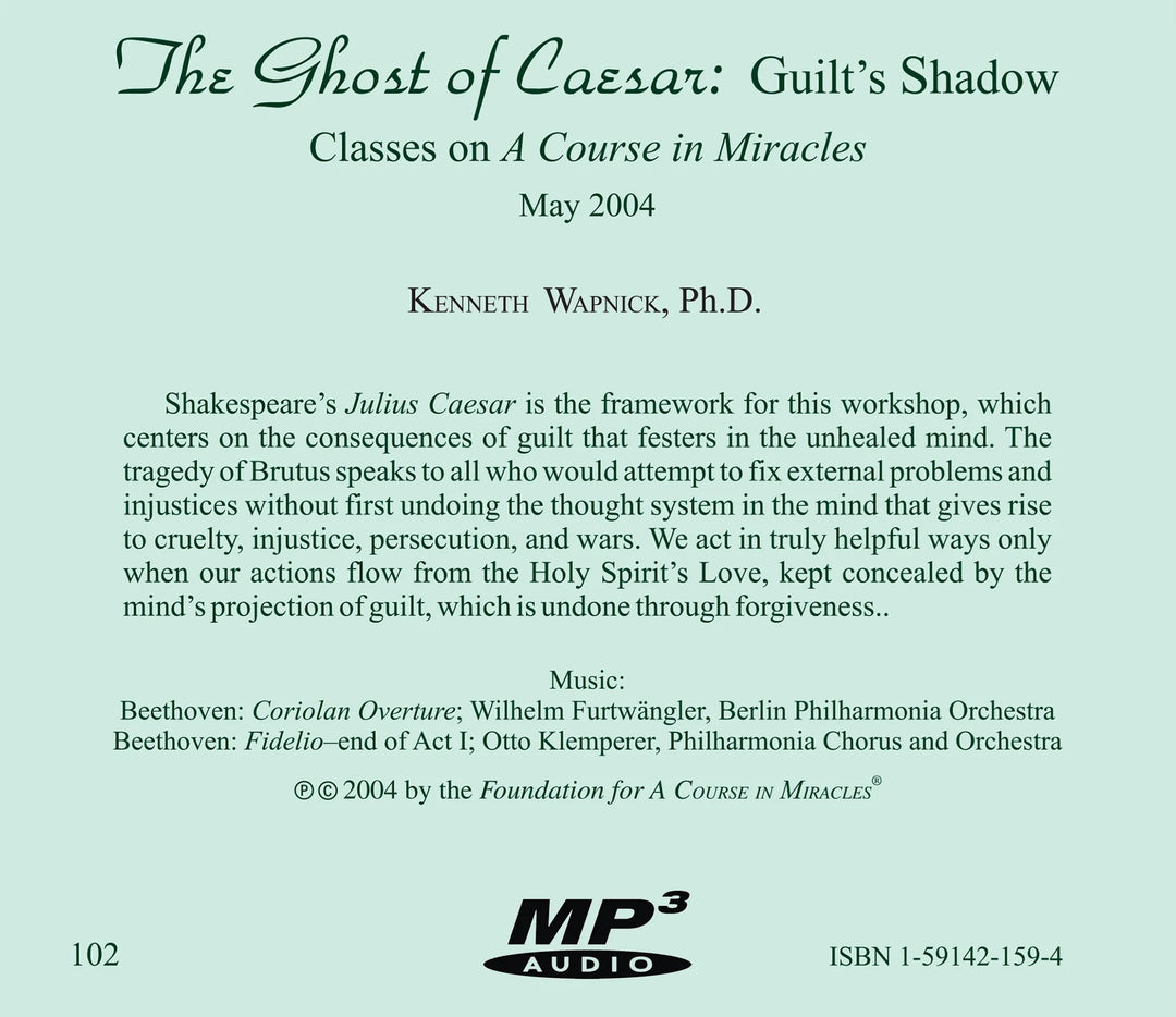 The Ghost of Caesar: Guilt&