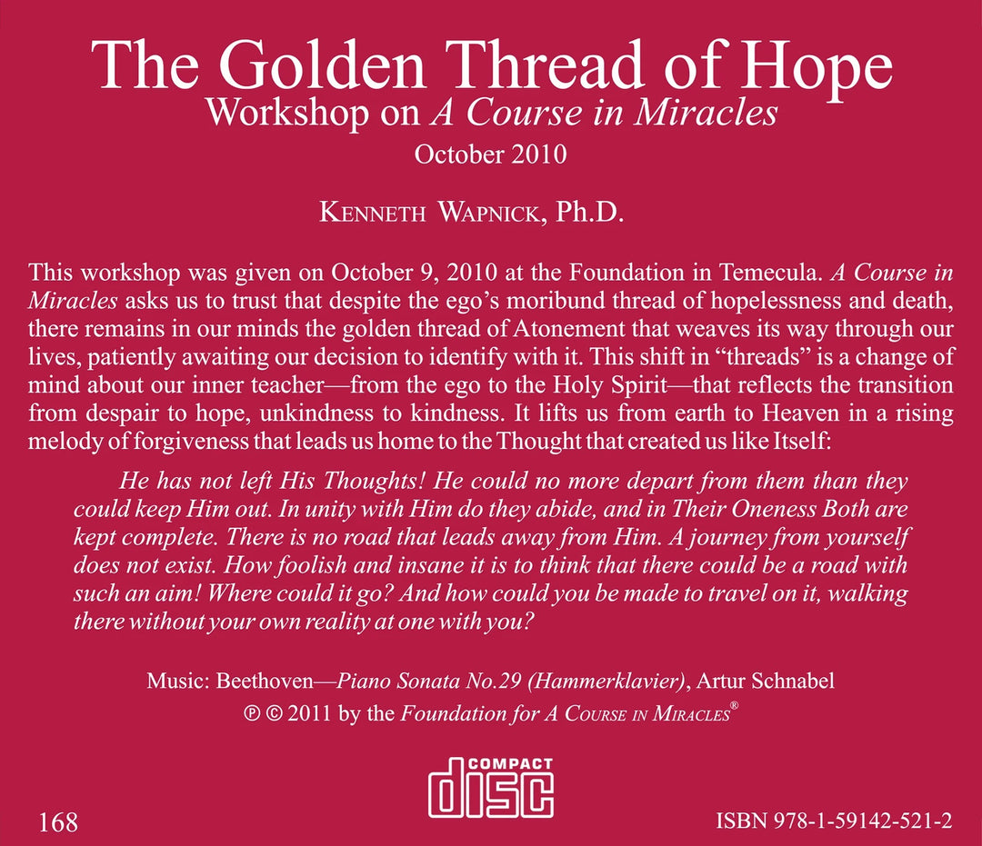 The Golden Thread of Hope [CD]