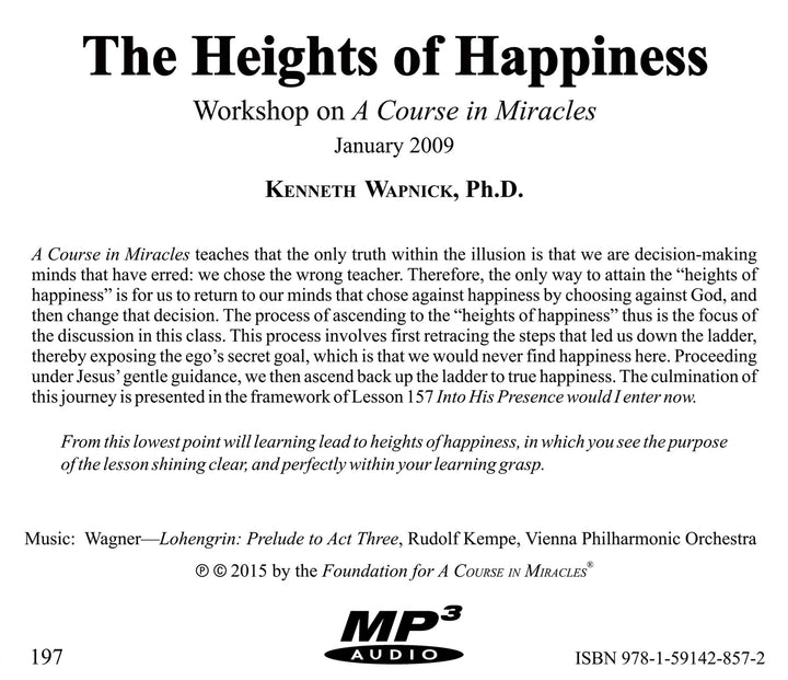 The Heights of Happiness [MP3]