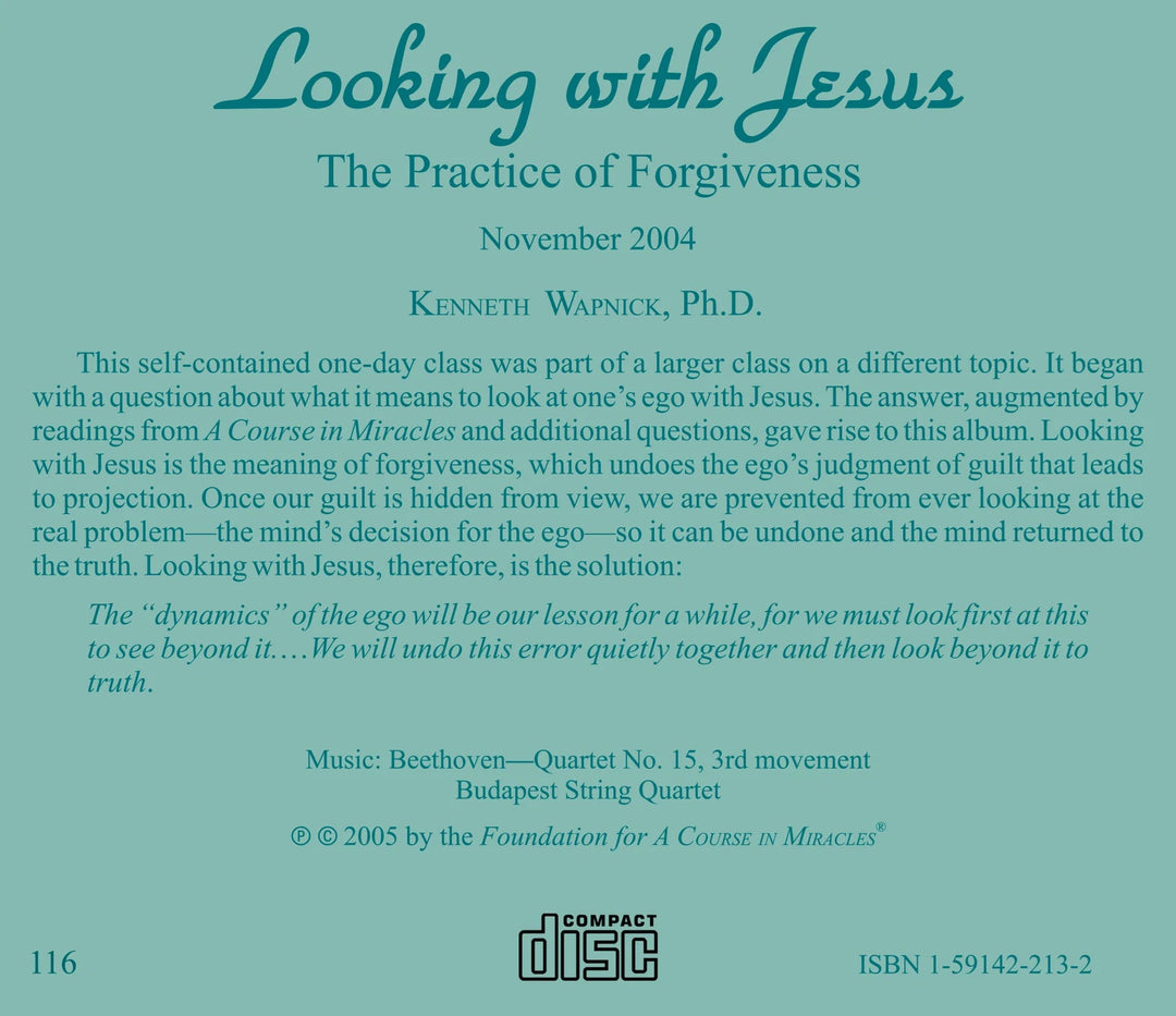 Looking with Jesus: The Practice of Forgiveness [CD]