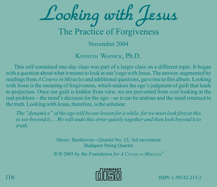 Looking with Jesus: The Practice of Forgiveness [CD]