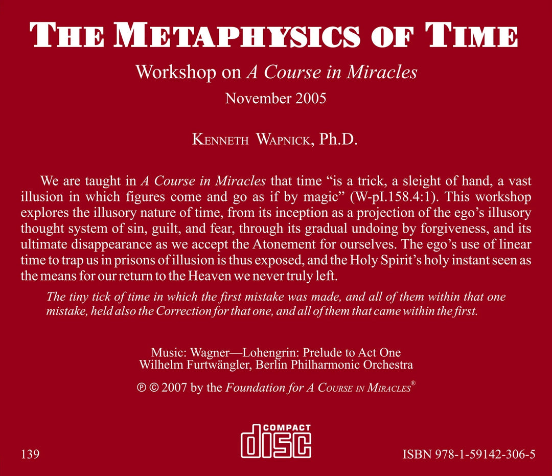 The Metaphysics of Time [CD]