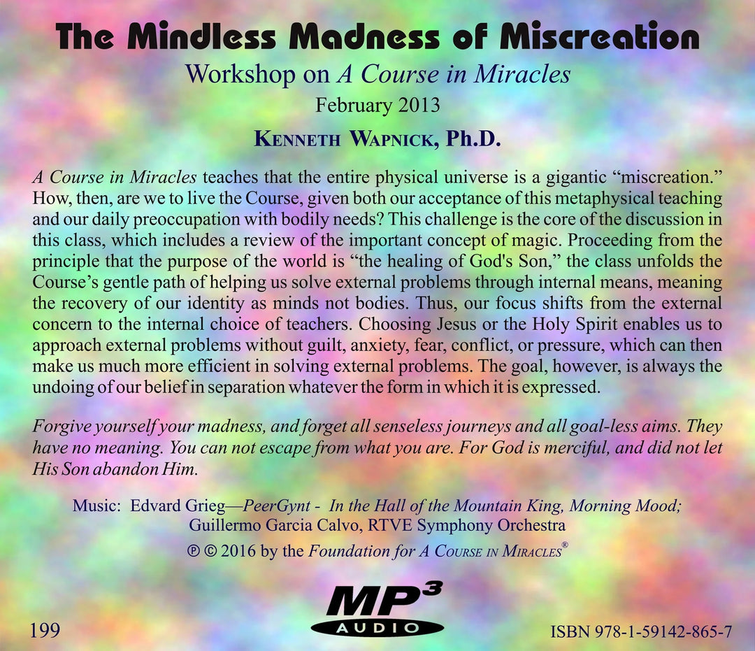 The Mindless Madness of Miscreation [MP3]