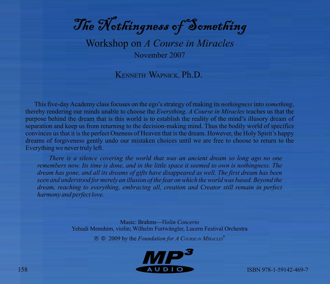 The Nothingness of Something [MP3]