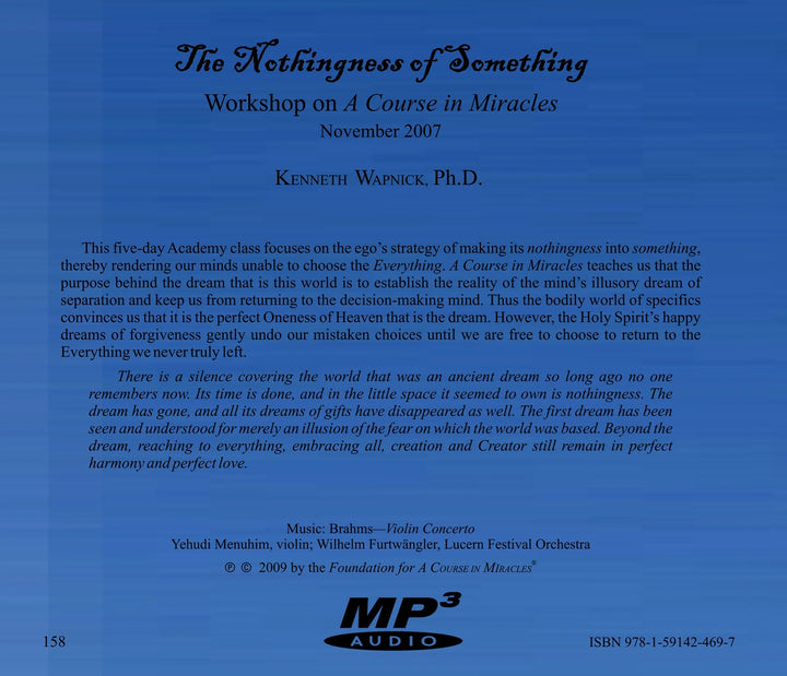 The Nothingness of Something [MP3]
