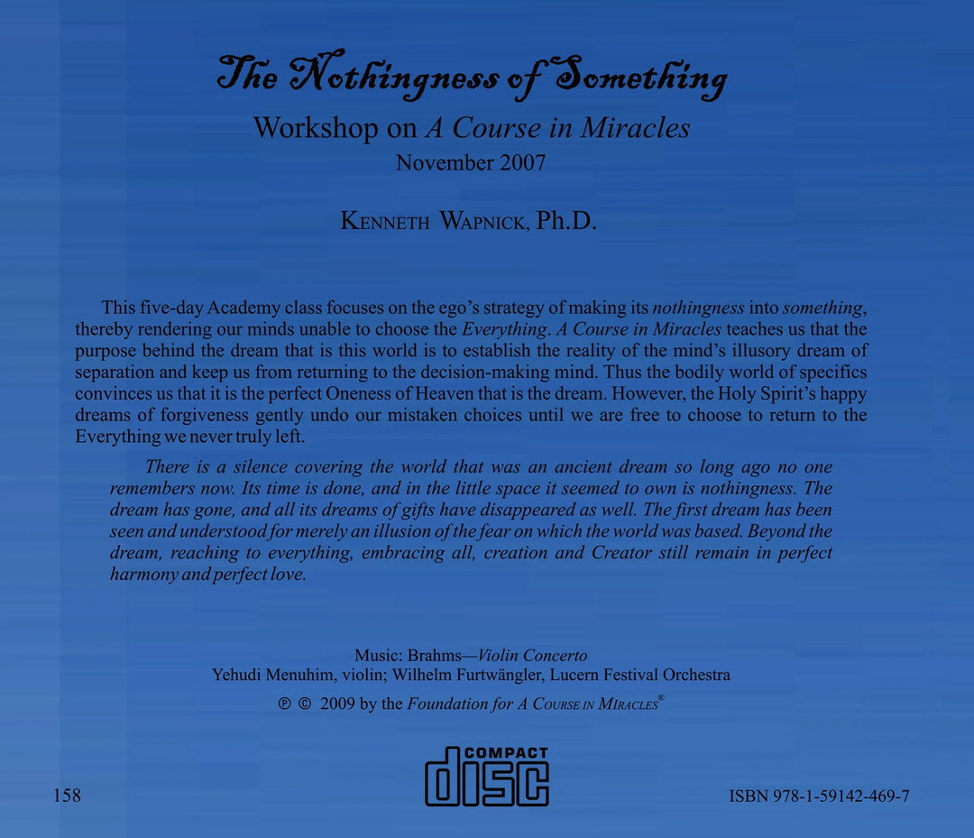 The Nothingness of Something [CD]