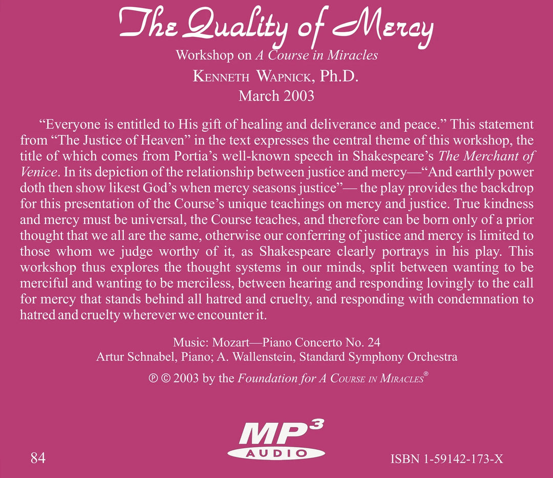 The Quality of Mercy [MP3]