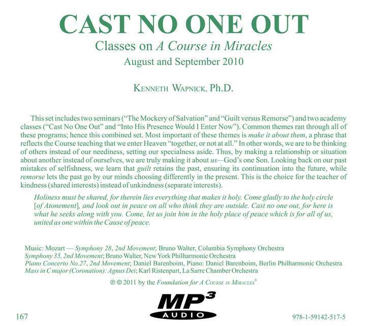 "Cast No One Out": Making It about Them [MP3]