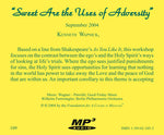 "Sweet Are the Uses of Adversity" [MP3]