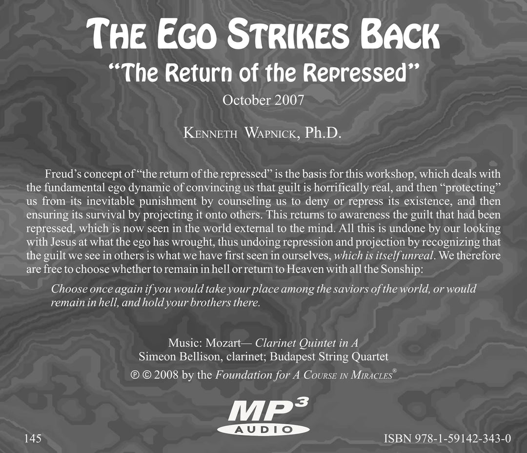 The Ego Strikes Back: "The Return of the Repressed" [MP3]