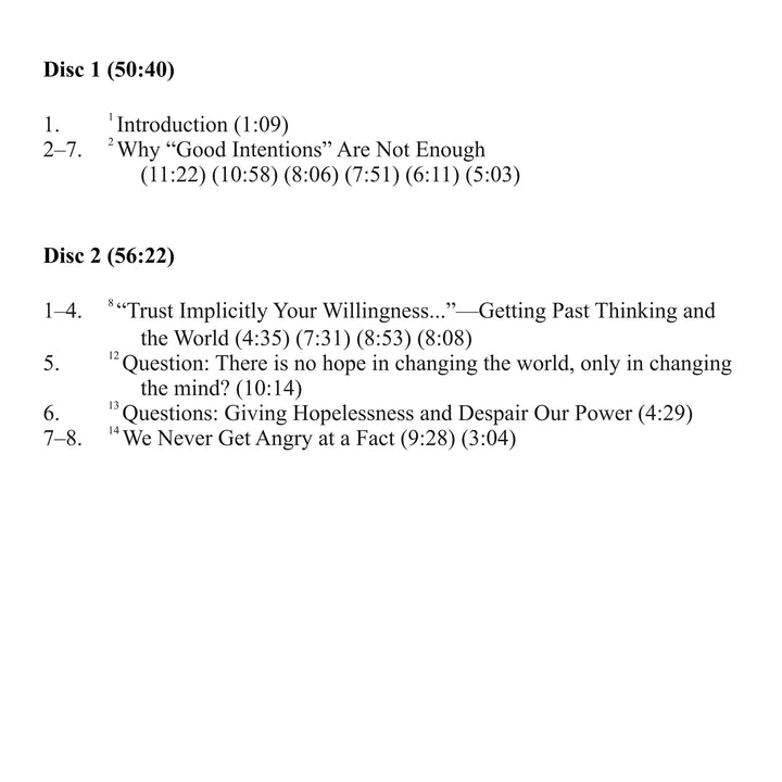 "Trust Not Your Good Intentions": The Ego&