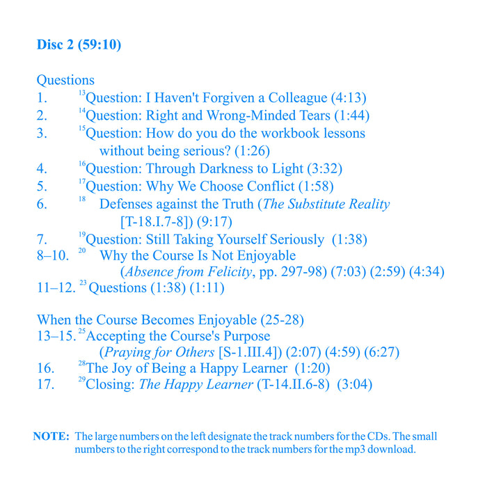 "Enjoying" A Course in Miracles [MP3]