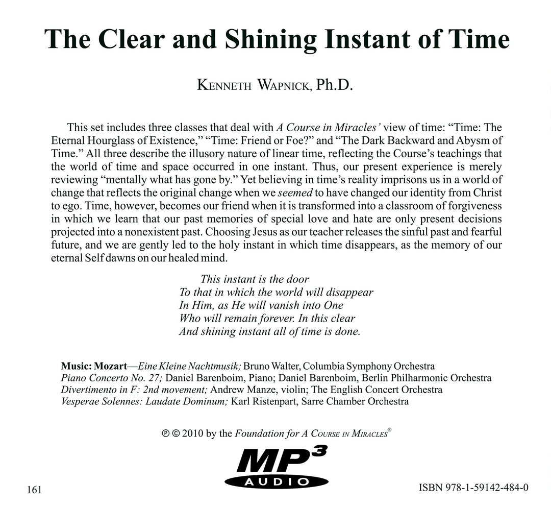 The Clear and Shining Instant of Time [MP3]